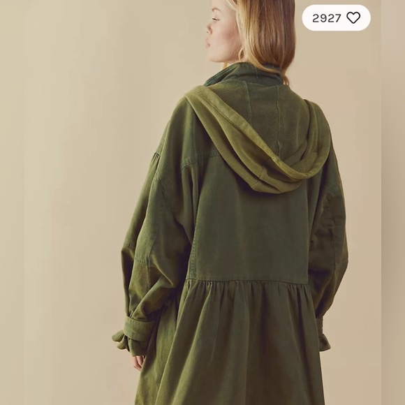 NWOT Free People Nocturne Parka Green Hooded Zippered
Longline Jacket, XS - Picture 2 of 11